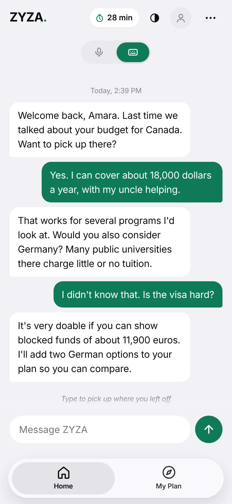 A conversation with ZYZA about studying in Canada or Germany